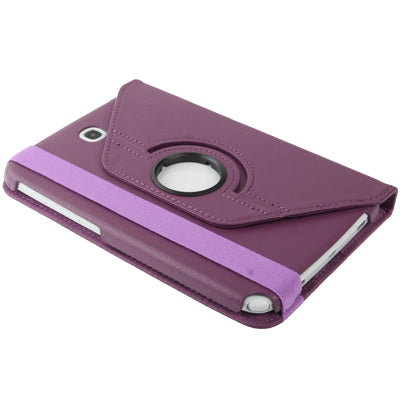 360 Degree Rotatable Lichi Texture Leather Case with Holder for Galaxy Note 8.0 / N5100