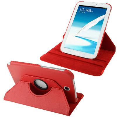 360 Degree Rotatable Lichi Texture Leather Case with Holder for Galaxy Note 8.0 / N5100