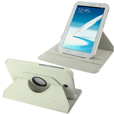 360 Degree Rotatable Lichi Texture Leather Case with Holder for Galaxy Note 8.0 / N5100