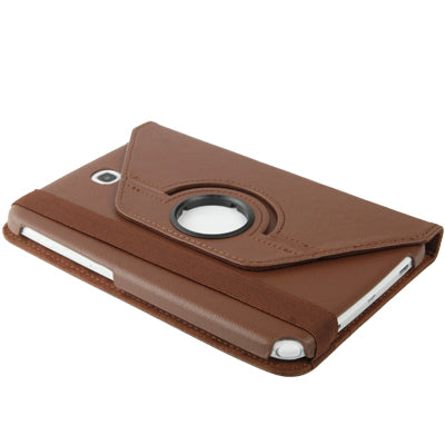 360 Degree Rotatable Lichi Texture Leather Case with Holder for Galaxy Note 8.0 / N5100