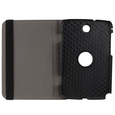 360 Degree Rotatable Silver Hairline Pattern Leather Case with Holder for Galaxy Note 8.0 / N5100