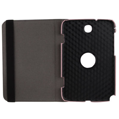 360 Degree Rotatable Silver Hairline Pattern Leather Case with Holder for Galaxy Note 8.0 / N5100