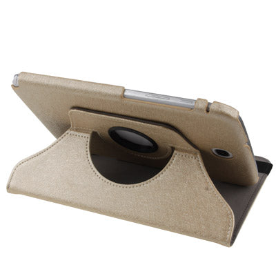 360 Degree Rotatable Silver Hairline Pattern Leather Case with Holder for Galaxy Note 8.0 / N5100