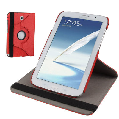 360 Degree Rotatable Silver Hairline Pattern Leather Case with Holder for Galaxy Note 8.0 / N5100