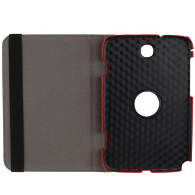 360 Degree Rotatable Silver Hairline Pattern Leather Case with Holder for Galaxy Note 8.0 / N5100