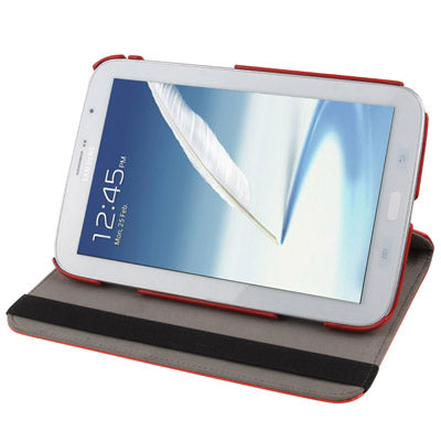 360 Degree Rotatable Silver Hairline Pattern Leather Case with Holder for Galaxy Note 8.0 / N5100