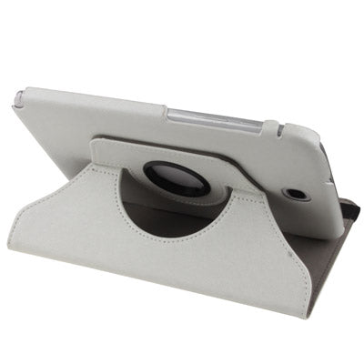 360 Degree Rotatable Silver Hairline Pattern Leather Case with Holder for Galaxy Note 8.0 / N5100