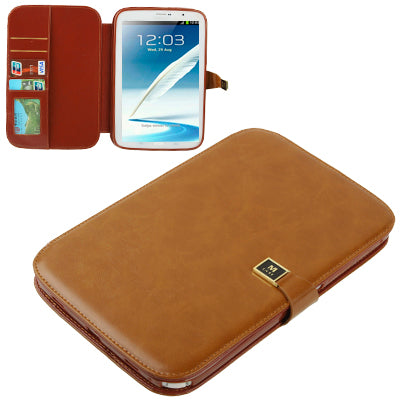 High Quality Crazy Horse Texture Flip Leather Case with Holder & Credit Card Slots for Galaxy Note 8.0 / N5100