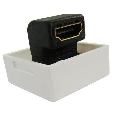 HDMI 19 Pin Female to HDMI 19Pin Bend Wall Plate