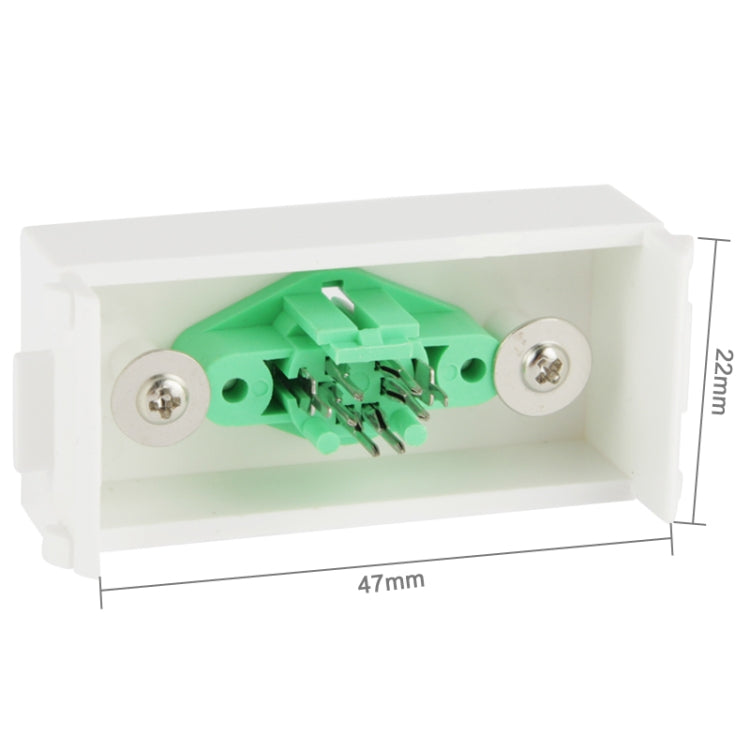 PS/2 Keyboard 6 Pin Wall Plate