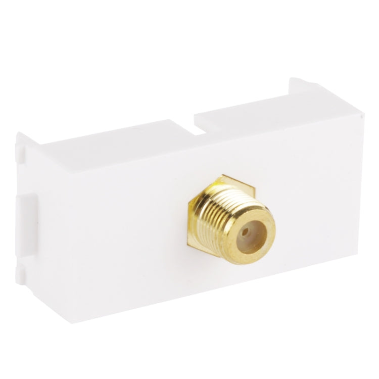 Wall Gold Plated Insert - F Type Coax for Cable TV
