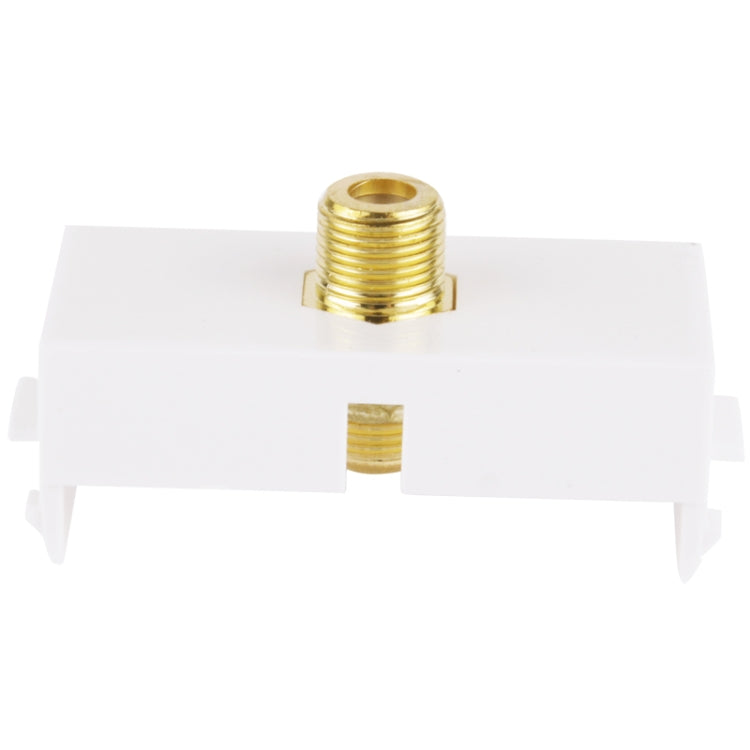 Wall Gold Plated Insert - F Type Coax for Cable TV