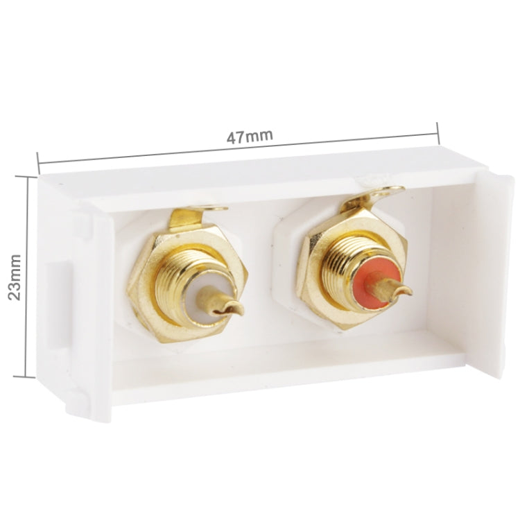 Soldering Wall Gold Plated Insert - RCA Audio Jack (N86-610H)