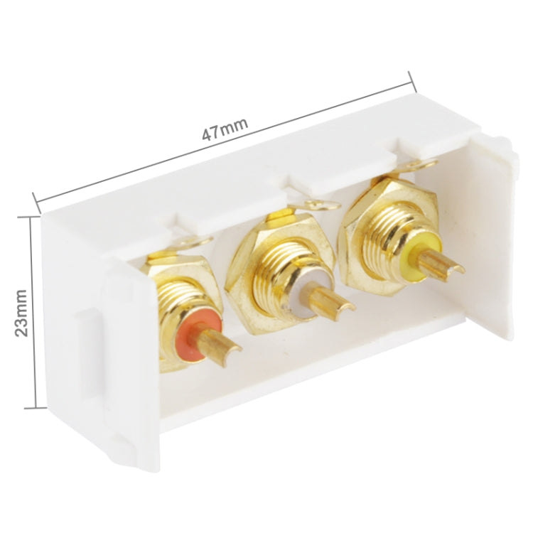 Wall Plate Insert - Component Video Jack