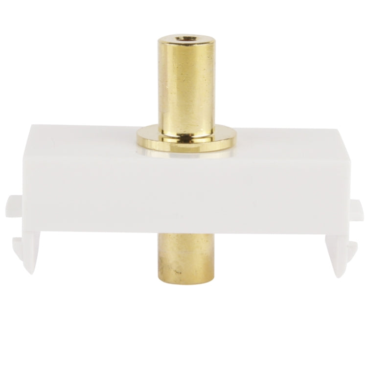 Gold-plated Wall Plate Insert - 3.5mm Audio Jack
