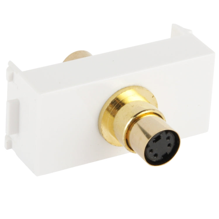 4 Pin Wall Plate Insert - S-Video Jack