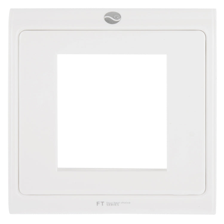 Wall Plate with Screw for Blank Inserts  - 2 Holes, Use around the world