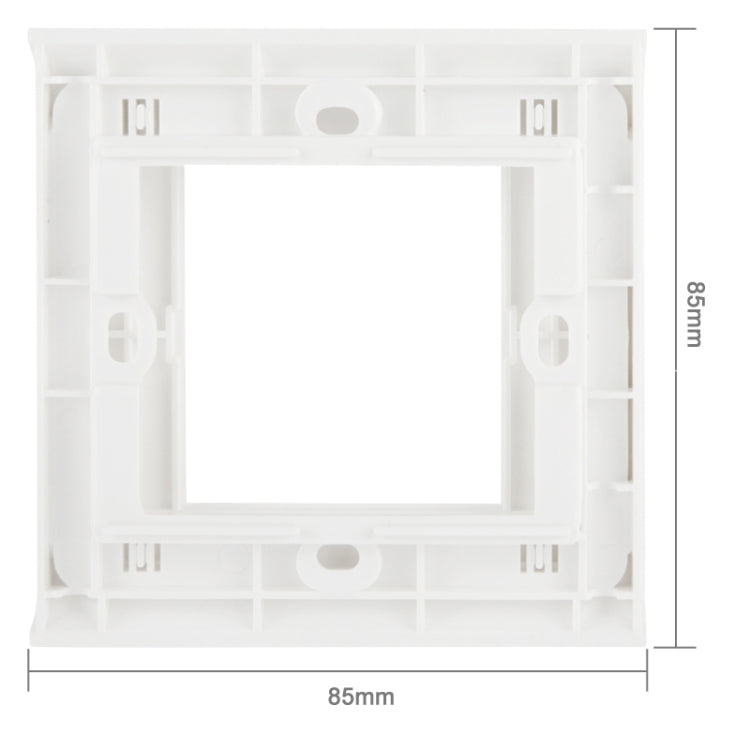 Wall Plate with Screw for Blank Inserts  - 2 Holes, Use around the world