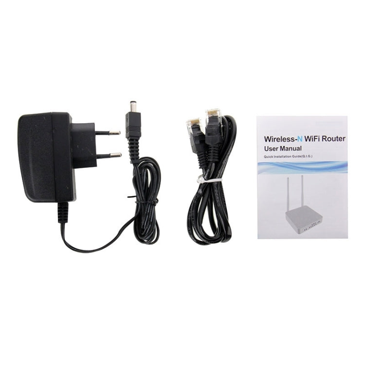 300Mbps 4 Ports Wireless WiFi Router for Small Business / Office / Home(White)