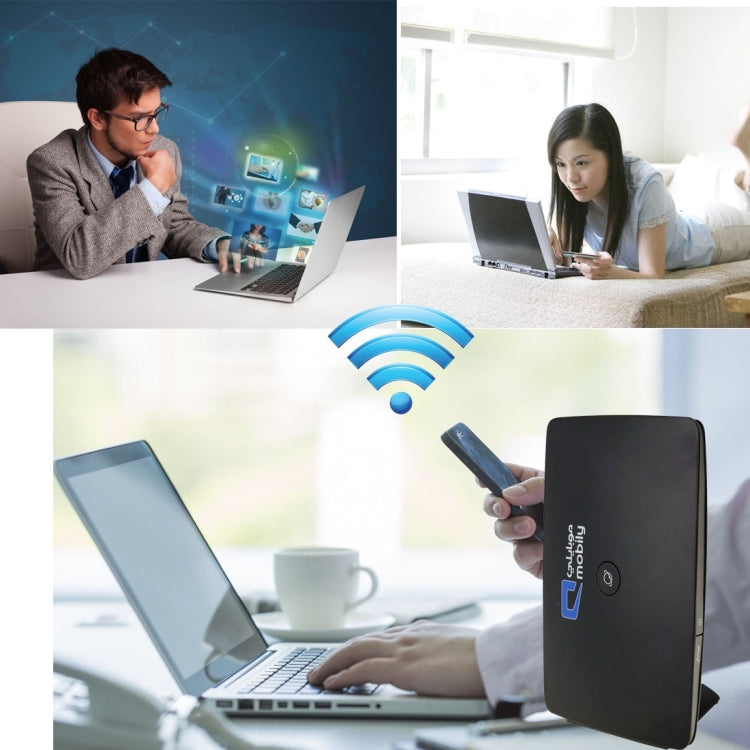 B683 3G Wireless WiFi Router, EU Plug, Sign Random Delivery(Dark Red)