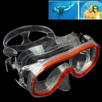 High Quality Diving Mask Glasses with Box(Red)