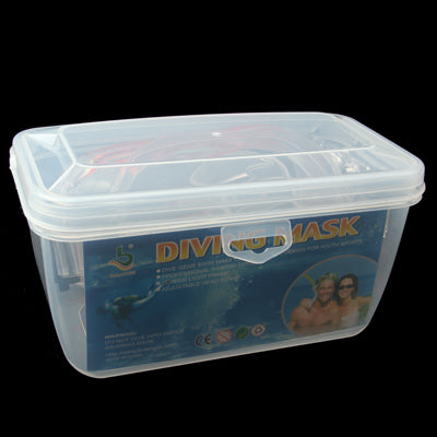 High Quality Diving Mask Glasses with Box(Red)