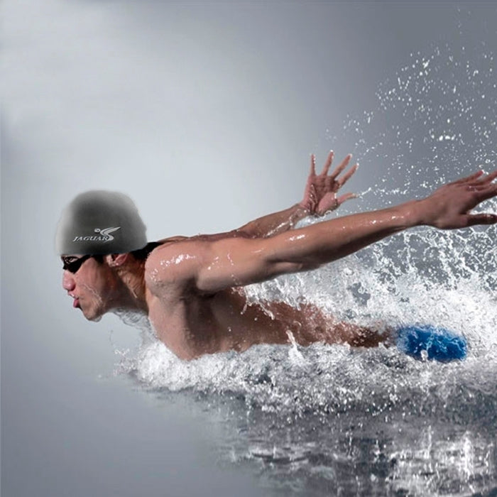 Pure Color Style Elastic Silicone Swimming Cap / Swimming Hat, SC