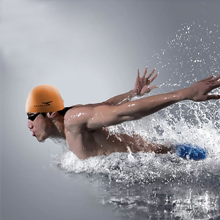 Pure Color Style Elastic Silicone Swimming Cap / Swimming Hat, SC
