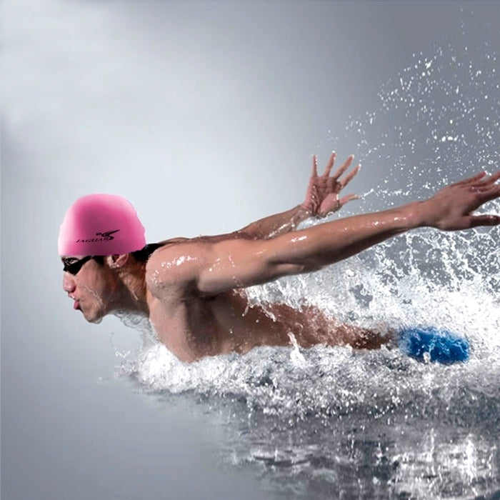 Pure Color Style Elastic Silicone Swimming Cap / Swimming Hat, SC