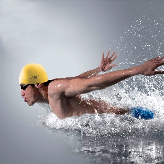 Pure Color Style Elastic Silicone Swimming Cap / Swimming Hat, SC