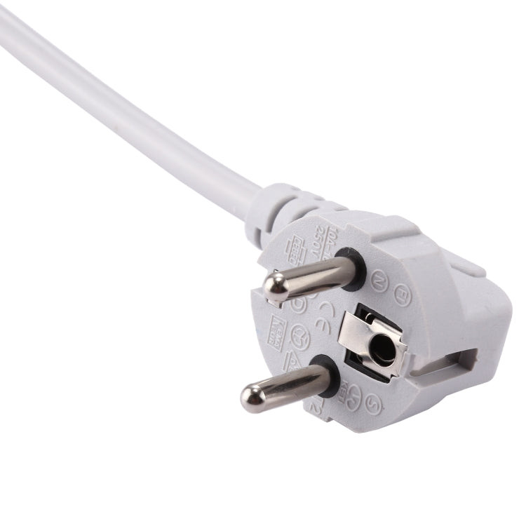 5 Way Universal Interface Power Extension Socket Style Audio Monitor with Automatic Callback, SIM Card Network: 850 / 900 / 1800 / 900MHz, EU Plug(White)