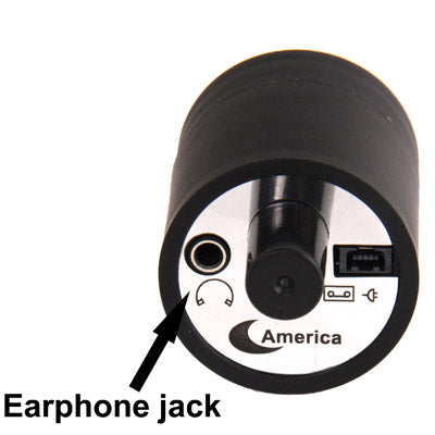 High Sensitive 20,000X Partition Monitor / Ear Voice Monitor Audio Thr-wall with Earphone(Black)