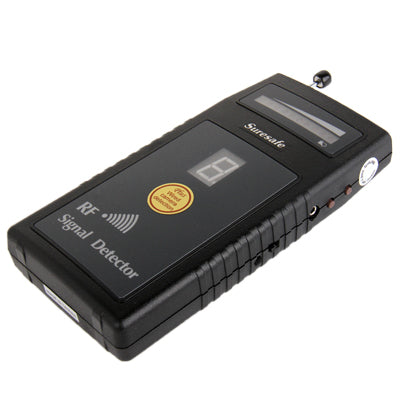 RF Signal Detector / Wireless & Wired Camera Detector / Bug Detector / Radio Frequency Devices with Digit Sensitivity Display (SH-055U8L)(Black)