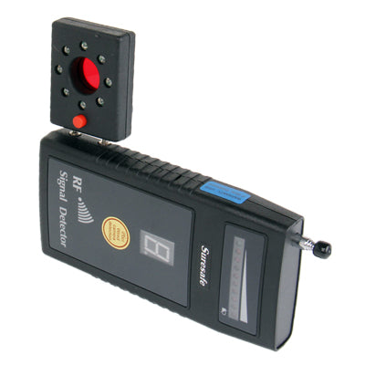 RF Signal Detector / Wireless & Wired Camera Detector / Bug Detector / Radio Frequency Devices with Digit Sensitivity Display (SH-055U8L)(Black)