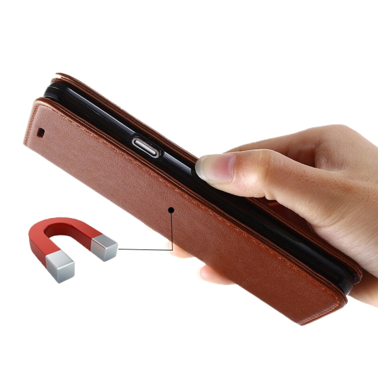 For Galaxy A3(2016) / A310 Lambskin Texture Horizontal Flip Magnetic Leather Case with Holder and Card Slot