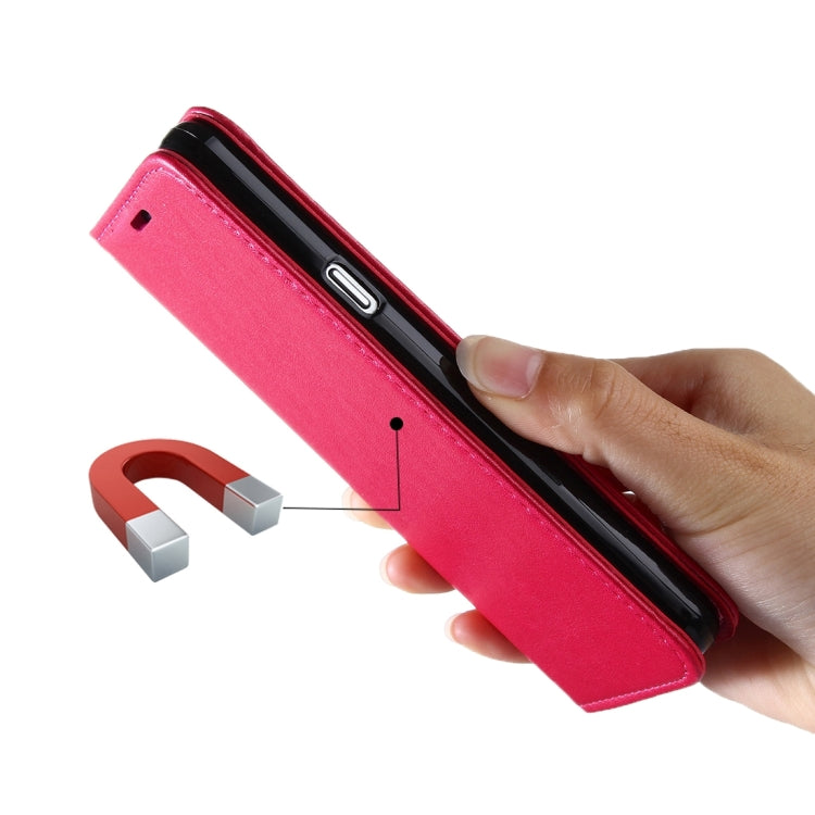 For Galaxy A3(2016) / A310 Lambskin Texture Horizontal Flip Magnetic Leather Case with Holder and Card Slot