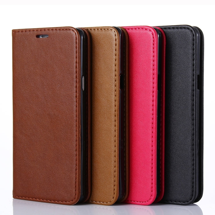 For Galaxy A3(2016) / A310 Lambskin Texture Horizontal Flip Magnetic Leather Case with Holder and Card Slot