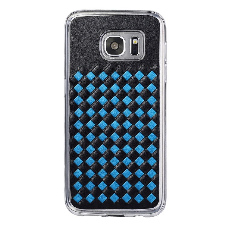 For Galaxy S7 / G930 Knit Pattern PU Leather + TPU Protective Case