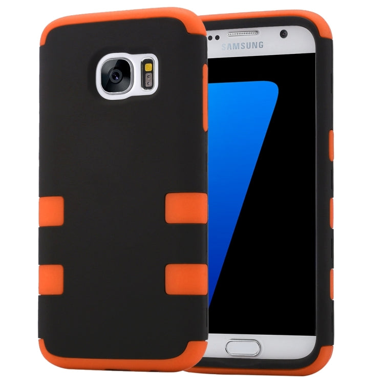 For Galaxy S7 / G930 Shock-resistant Silicone + PC Protective Case