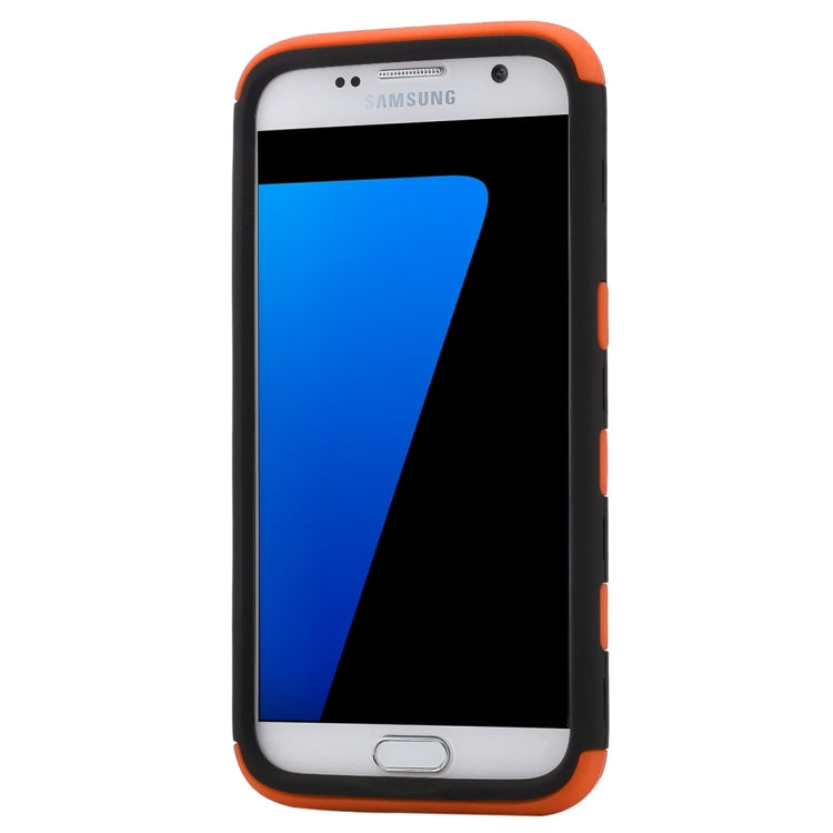 For Galaxy S7 / G930 Shock-resistant Silicone + PC Protective Case