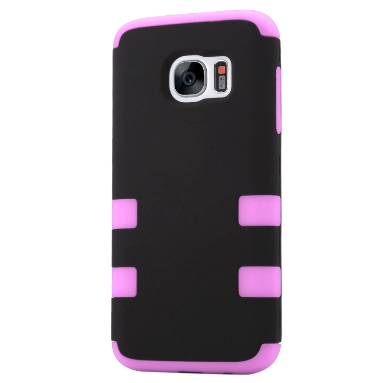 For Galaxy S7 / G930 Shock-resistant Silicone + PC Protective Case