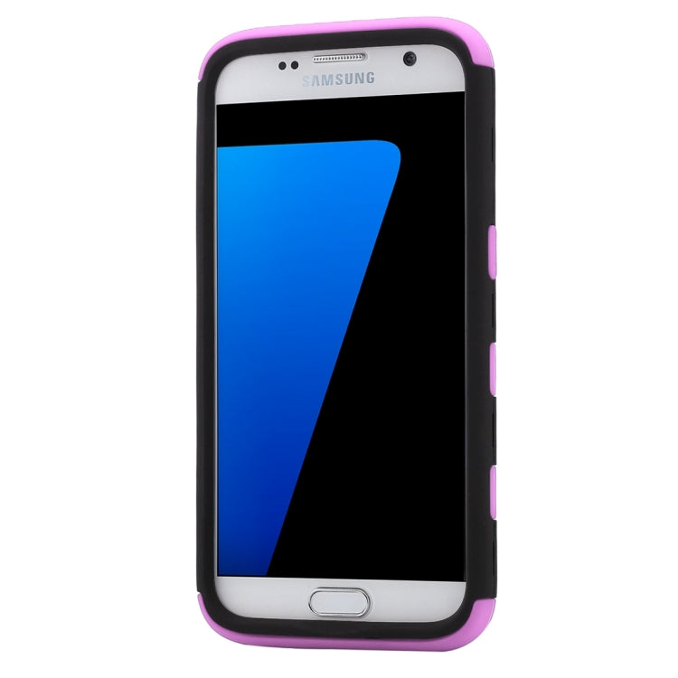 For Galaxy S7 / G930 Shock-resistant Silicone + PC Protective Case