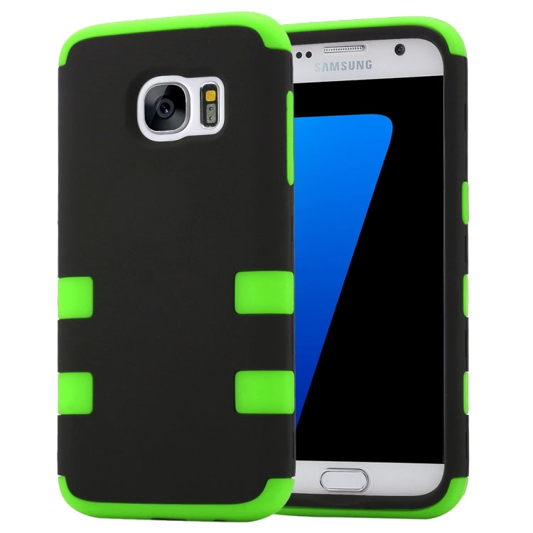 For Galaxy S7 / G930 Shock-resistant Silicone + PC Protective Case