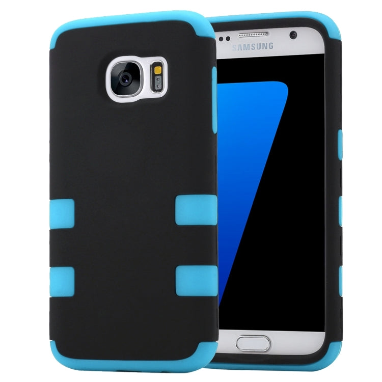 For Galaxy S7 / G930 Shock-resistant Silicone + PC Protective Case