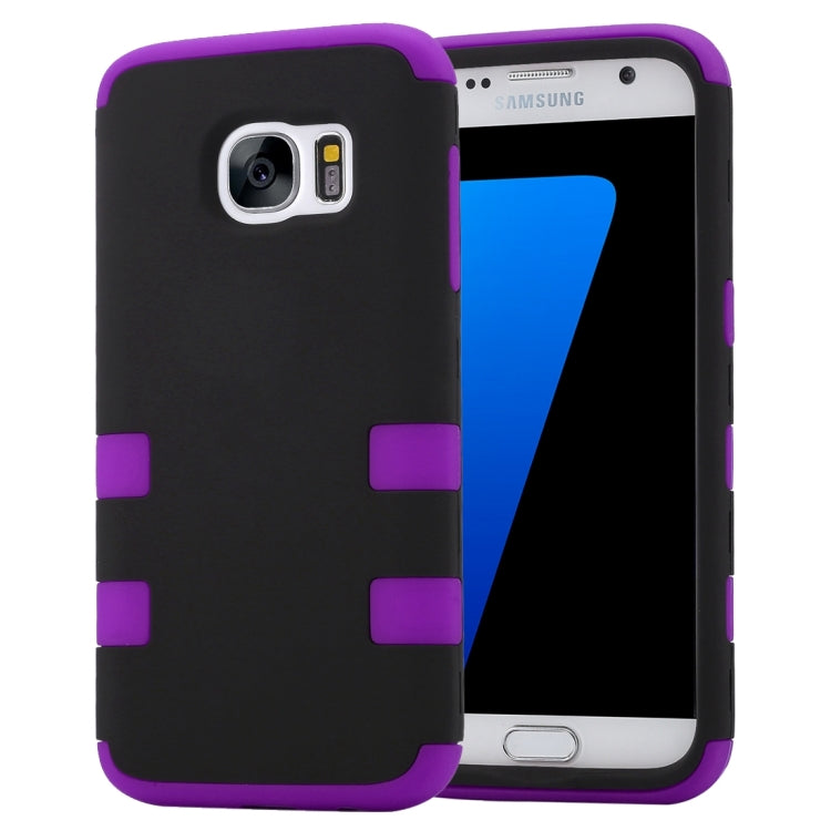 For Galaxy S7 / G930 Shock-resistant Silicone + PC Protective Case