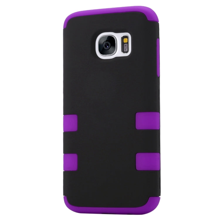 For Galaxy S7 / G930 Shock-resistant Silicone + PC Protective Case