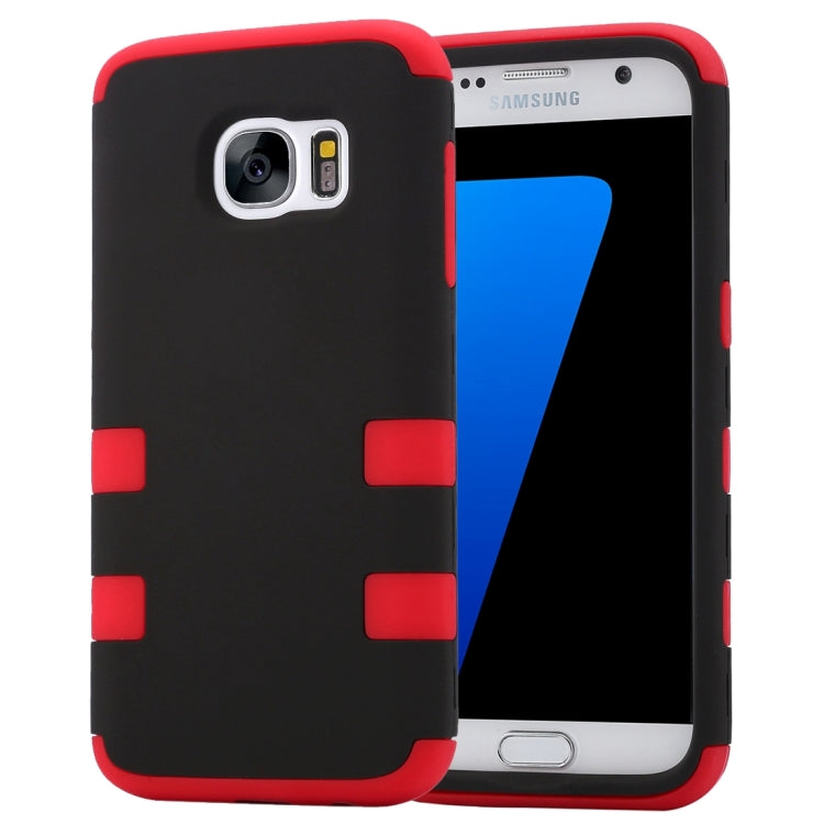 For Galaxy S7 / G930 Shock-resistant Silicone + PC Protective Case