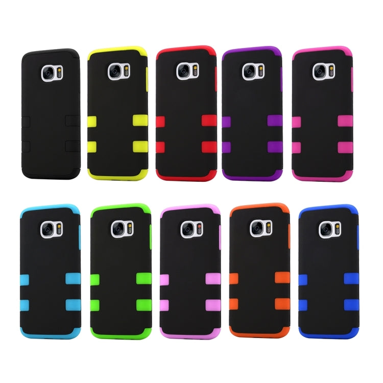 For Galaxy S7 / G930 Shock-resistant Silicone + PC Protective Case