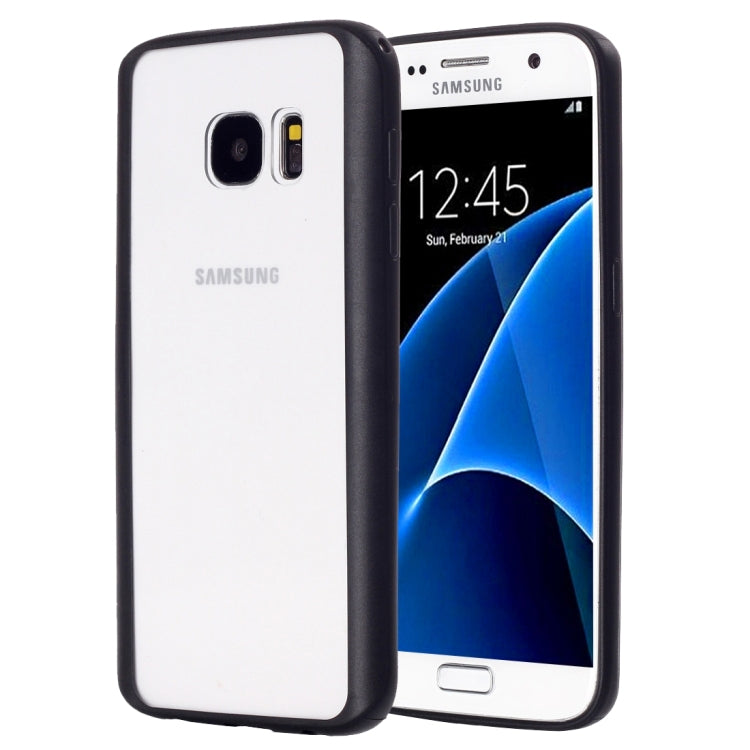 For Galaxy S7 / G930 TPU + Acrylic Transparent Protective Cover Case
