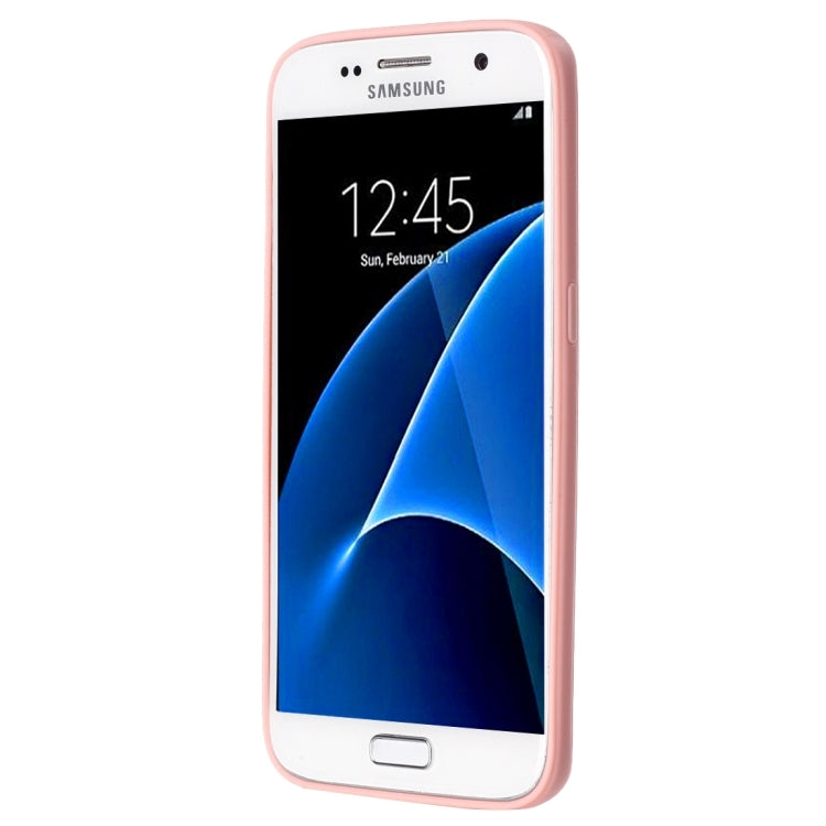 For Galaxy S7 / G930 TPU + Acrylic Transparent Protective Cover Case